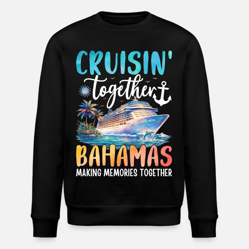 Croisière ensemble aux Bahamas - Sweat bio ROLLER Stanley/Stella Unisexe - noir