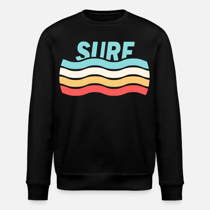 Surf - Stanley/Stella Unisex Bio-Sweatshirt ROLLER - Schwarz