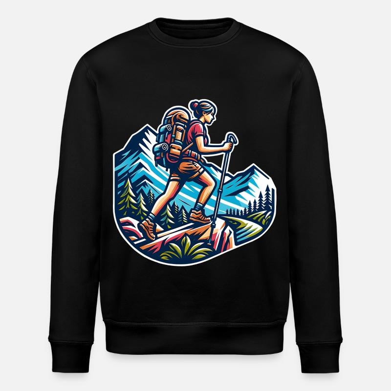 Climber - Stanley/Stella ROLLER Unisex Organic Sweatshirt - black