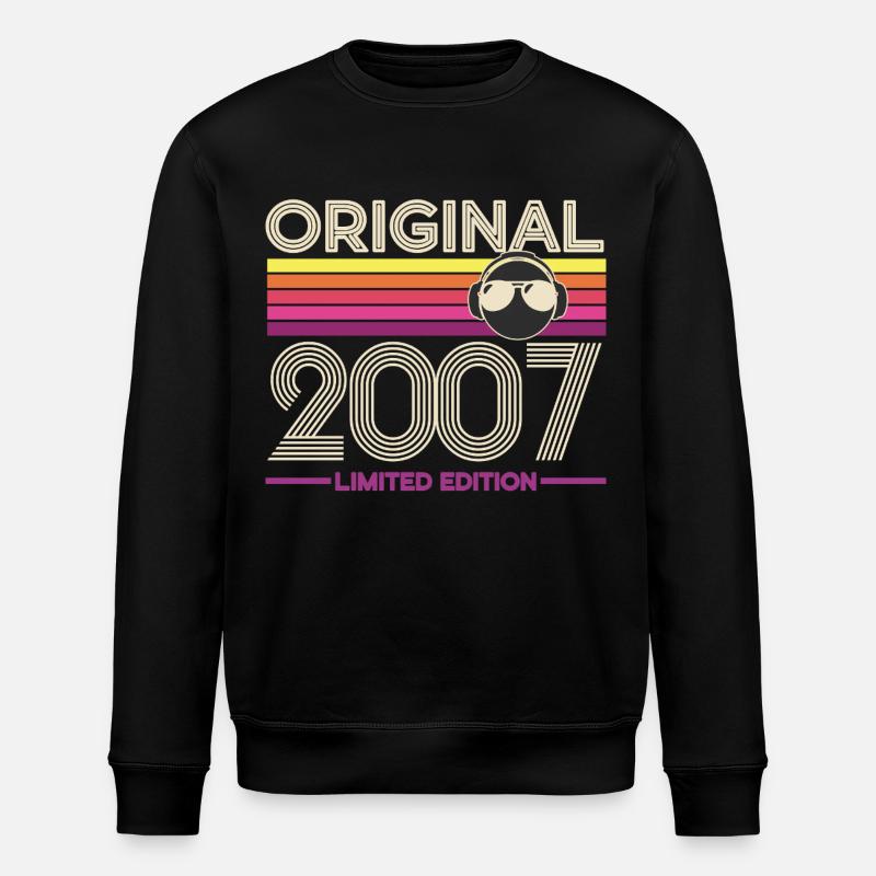 Original 2007 Édition Limitée Retro - Sweat bio ROLLER Stanley/Stella Unisexe - noir