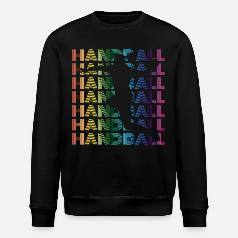 Handball player - Stanley/Stella ROLLER Unisex Organic Sweatshirt - black