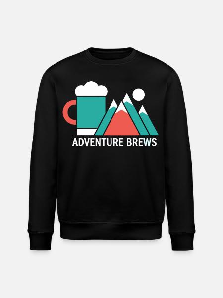 Adventure Brews Wandern Bier - Stanley/Stella Unisex Bio-Sweatshirt ROLLER - Schwarz