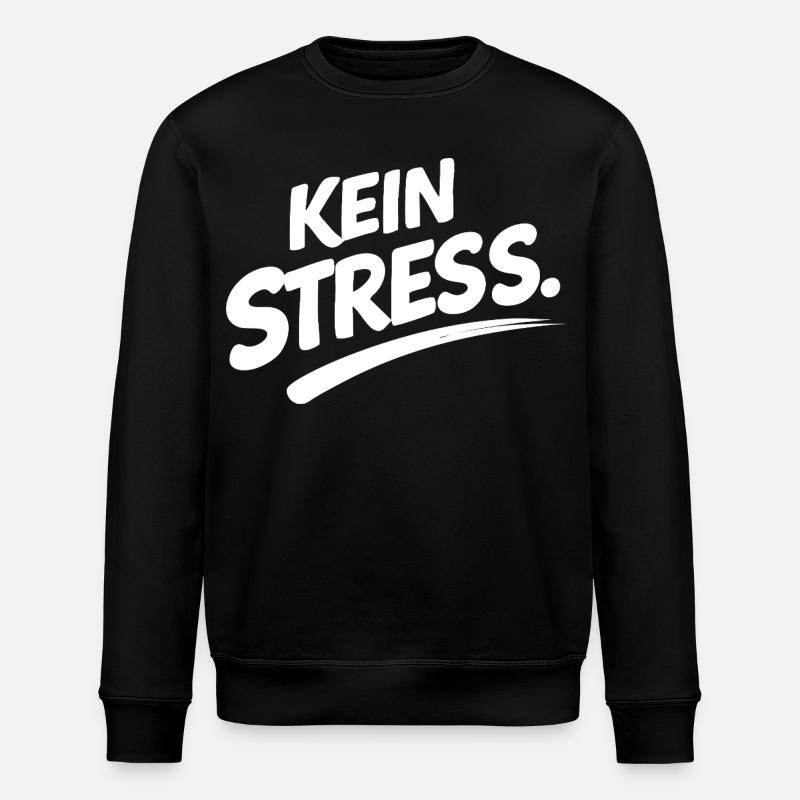 IM FLOW Shirt – Minimal Statement - Stanley/Stella Unisex Bio-Sweatshirt ROLLER - Schwarz