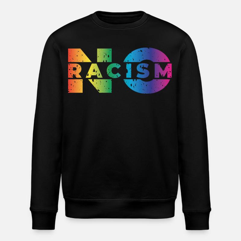 No Racism - Stanley/Stella Unisex Bio-Sweatshirt ROLLER - Schwarz