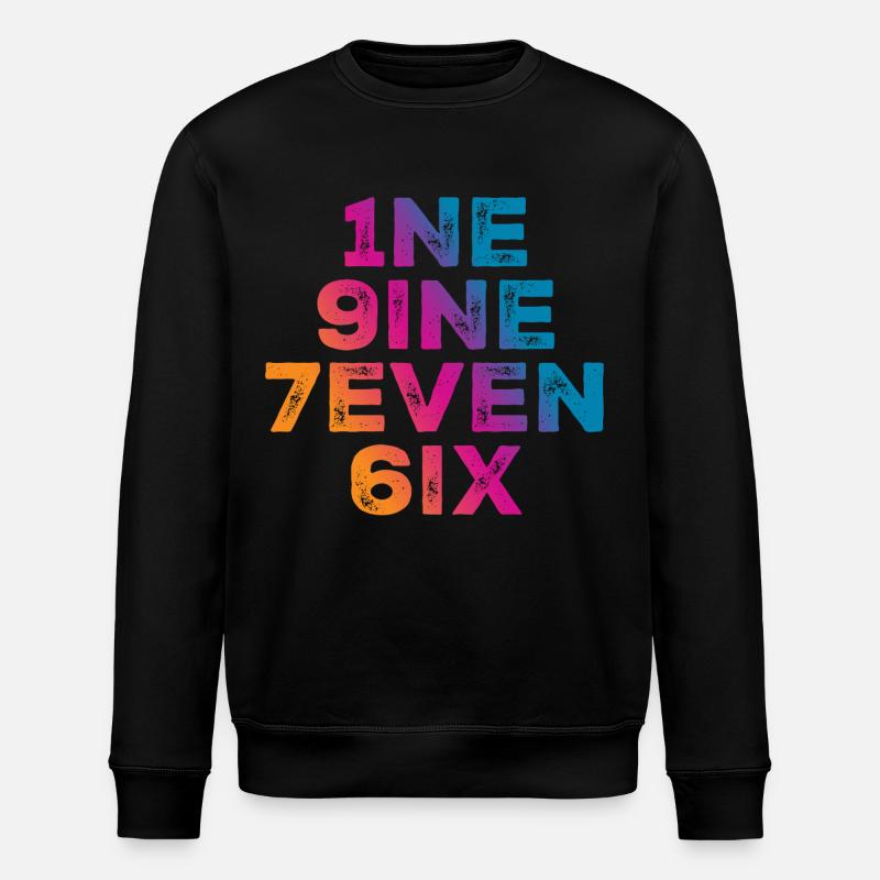 Millésime 1976 - Sweat bio ROLLER Stanley/Stella Unisexe - noir