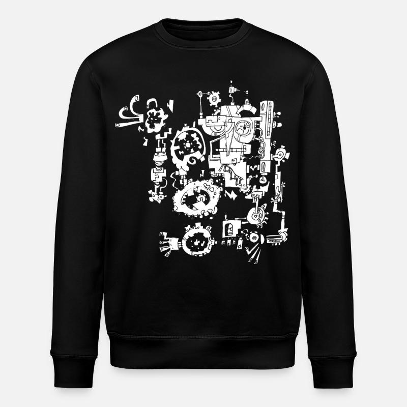rusty machine - Stanley/Stella Unisex Bio-Sweatshirt ROLLER - Schwarz