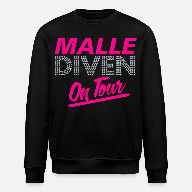 Mallorca, Party, Mädels  - Stanley/Stella Unisex Bio-Sweatshirt ROLLER - Schwarz