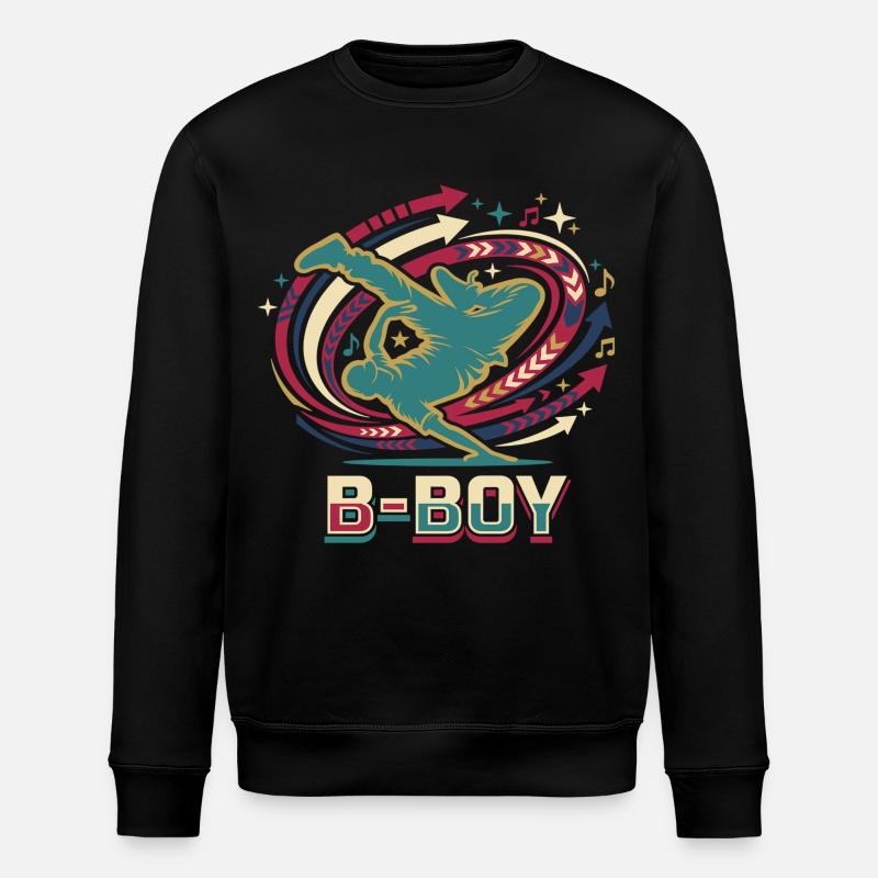 Breakdance B-Boy Hip Hop Streetdance - Sweat bio ROLLER Stanley/Stella Unisexe - noir