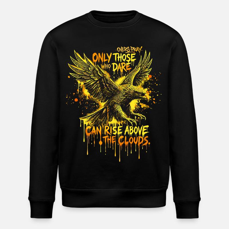 Montée tribale de l’Aigle Royal, - Sweat bio ROLLER Stanley/Stella Unisexe - noir