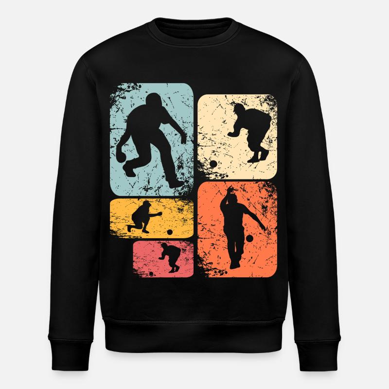 Kegeln - Stanley/Stella Unisex Bio-Sweatshirt ROLLER - Schwarz