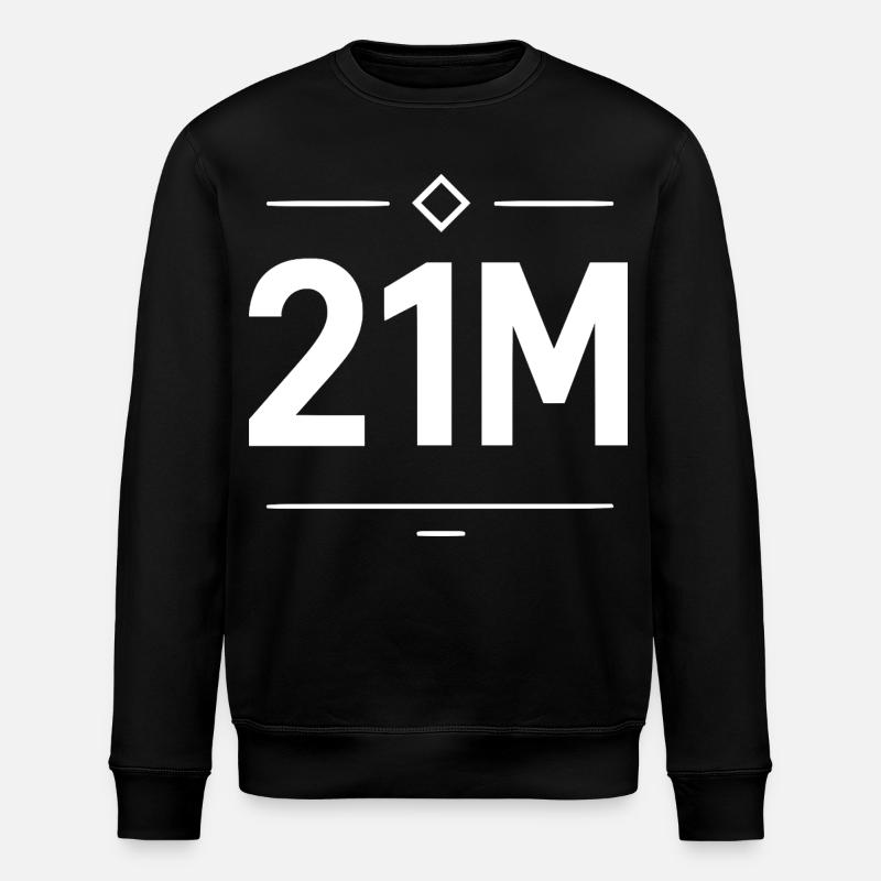 Limite de maillot de 21M pour les fans de Bitcoin et de Crypto - Sweat bio ROLLER Stanley/Stella Unisexe - noir