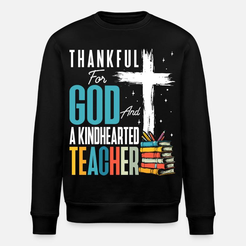 Gott-lehrer-ausbildung, Wertschätzungslehre - Stanley/Stella Unisex Bio-Sweatshirt ROLLER - Schwarz