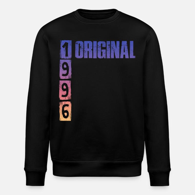 Millésime 1996 - Sweat bio ROLLER Stanley/Stella Unisexe - noir