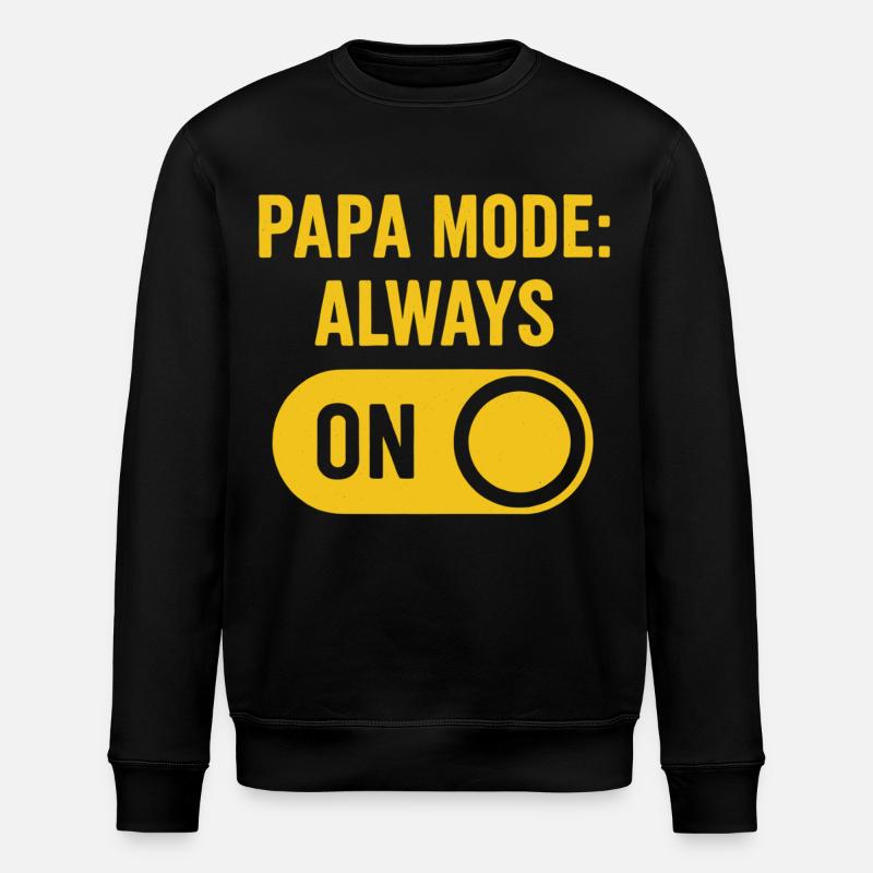 Mode Papa : Toujours en mode - Sweat bio ROLLER Stanley/Stella Unisexe - noir
