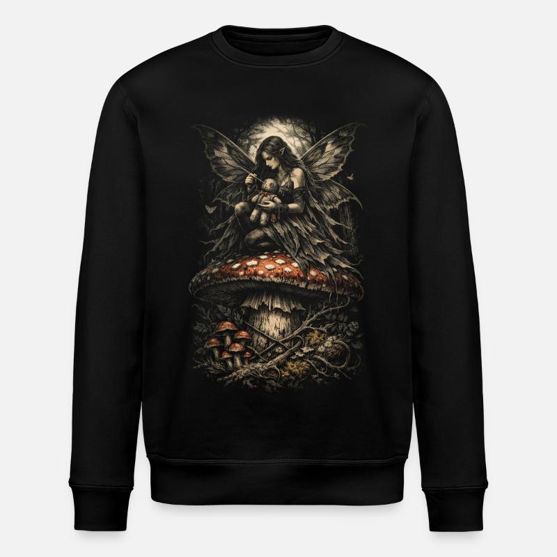 Fairycore Fee Gotisch - Stanley/Stella Unisex Bio-Sweatshirt ROLLER - Schwarz