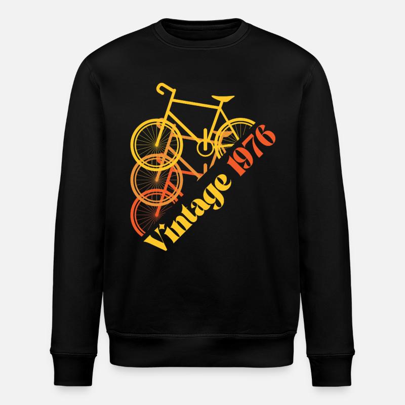 Millésime 1976 - Sweat bio ROLLER Stanley/Stella Unisexe - noir