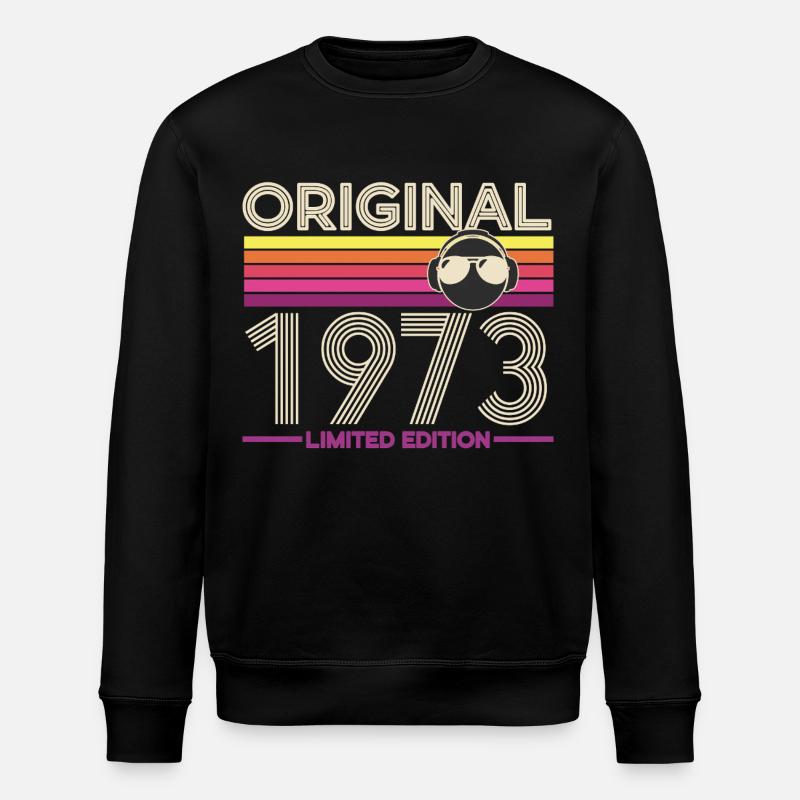 Original 1973 Limited Edition - Stanley/Stella ROLLER Unisex Organic Sweatshirt - black