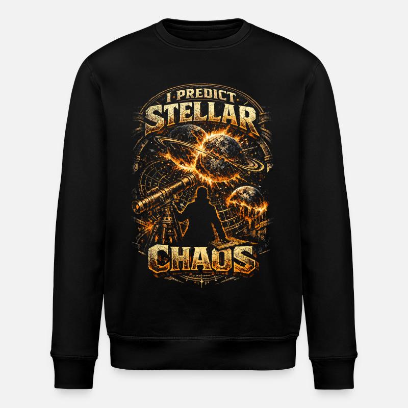 Astronomie Astronom - Stanley/Stella Unisex Bio-Sweatshirt ROLLER - Schwarz
