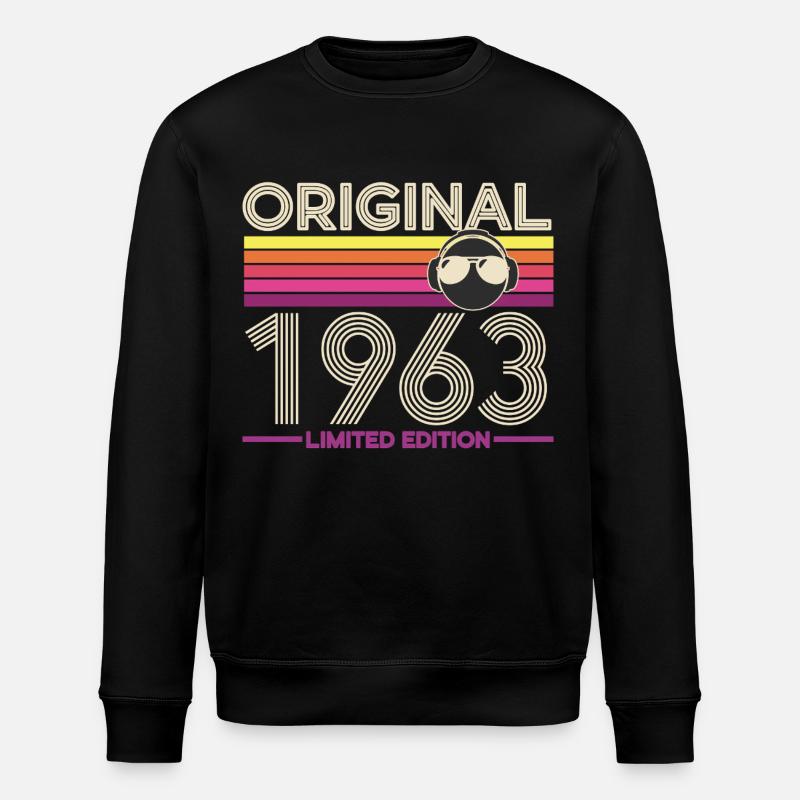 Original 1963 Limited Edition - Stanley/Stella ROLLER Unisex Organic Sweatshirt - black