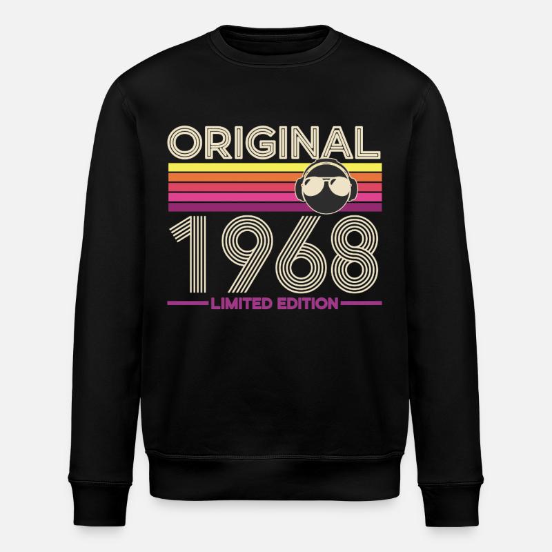 Original 1968 Édition Retro - Sweat bio ROLLER Stanley/Stella Unisexe - noir