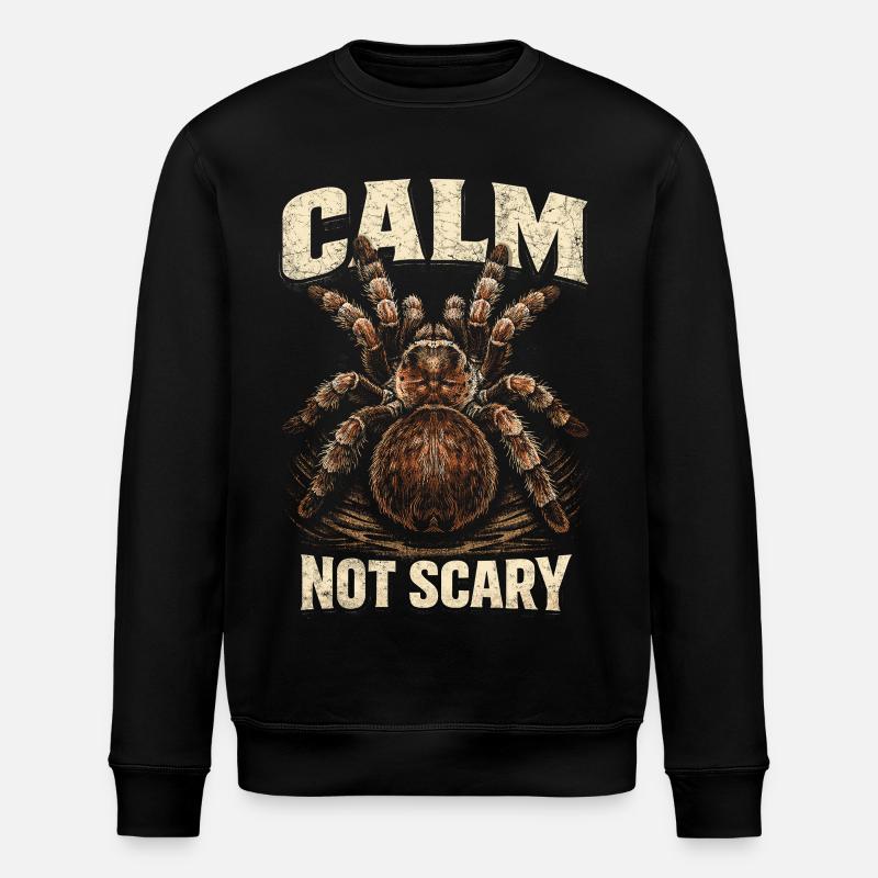 Tarantula Calm Not Scary - Stanley/Stella ROLLER Unisex Organic Sweatshirt - black