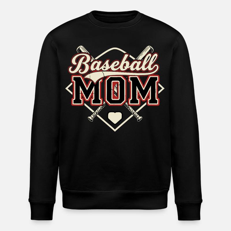 Maman de baseball - Sweat bio ROLLER Stanley/Stella Unisexe - noir