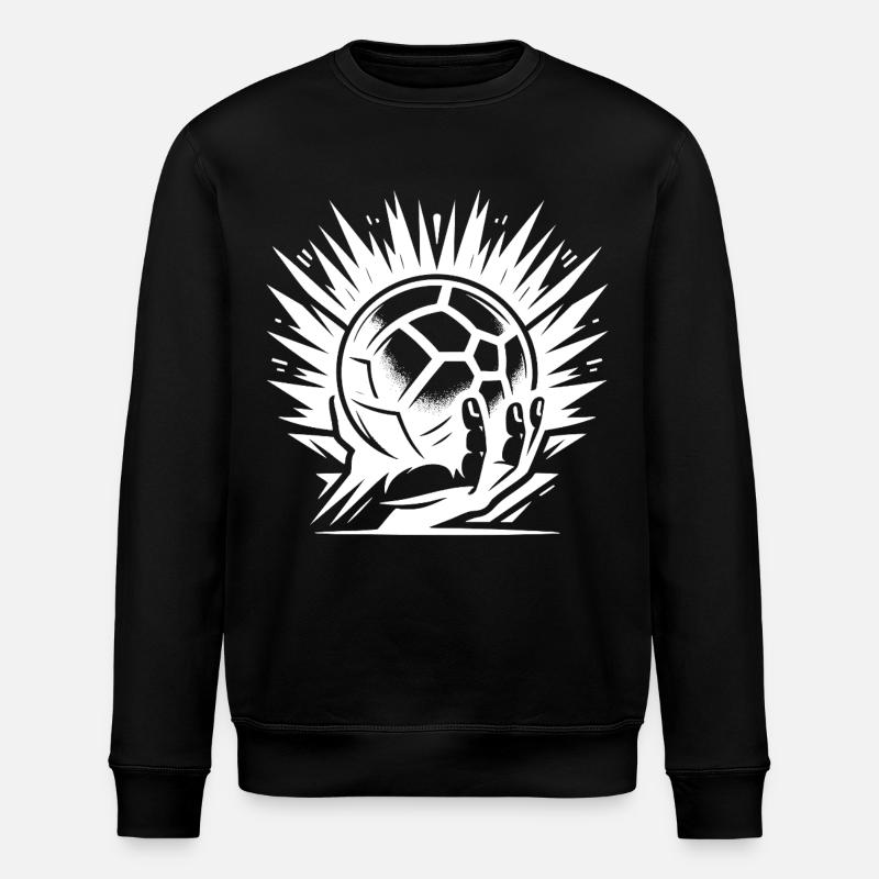 Handball - Sweat bio ROLLER Stanley/Stella Unisexe - noir