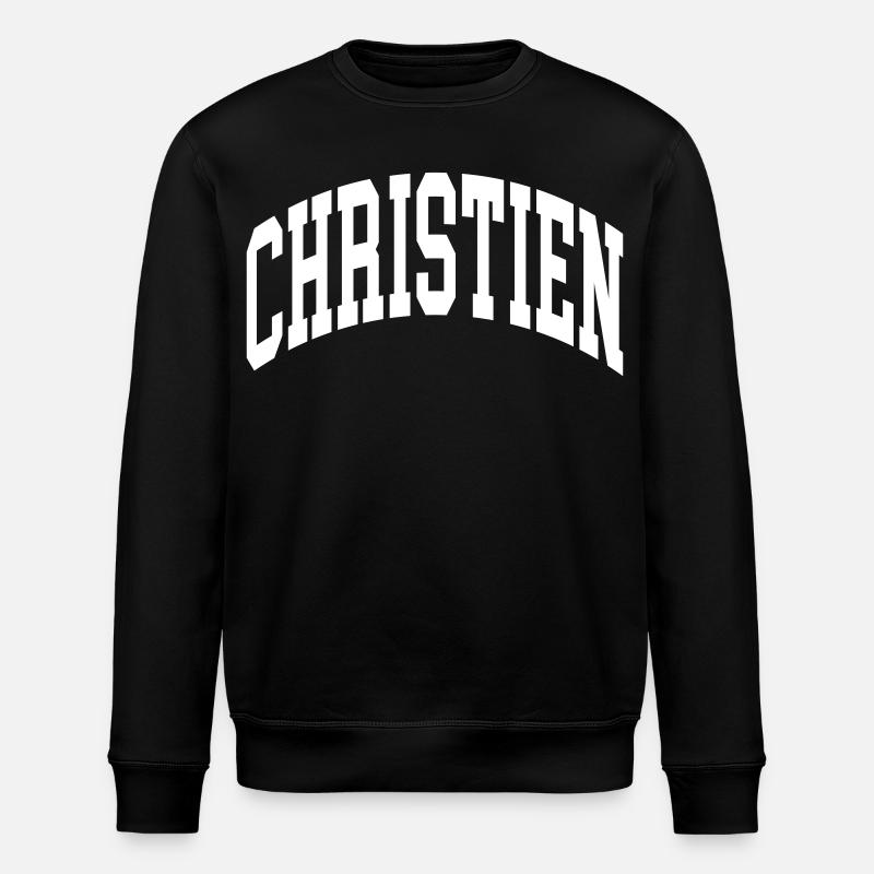 Christien - Sweat bio ROLLER Stanley/Stella Unisexe - noir