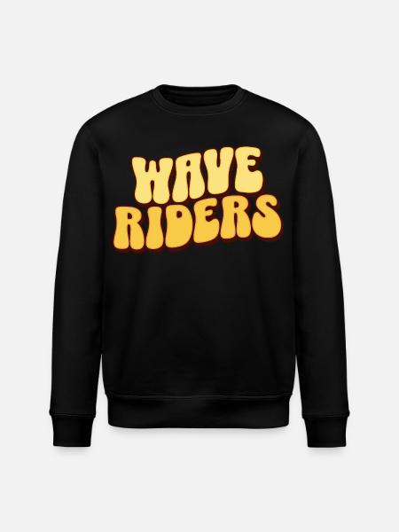 Surf Surfen Surfer - Stanley/Stella Unisex Bio-Sweatshirt ROLLER - Schwarz