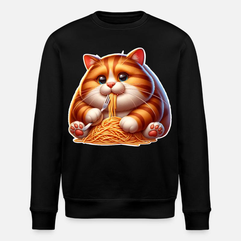 Pâtes pour chat - Sweat bio ROLLER Stanley/Stella Unisexe - noir