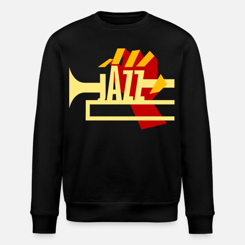 Jazz Bläser - Stanley/Stella Unisex Bio-Sweatshirt ROLLER - Schwarz