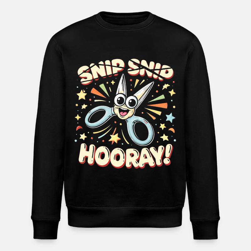 Vasectomy - Stanley/Stella ROLLER Unisex Organic Sweatshirt - black