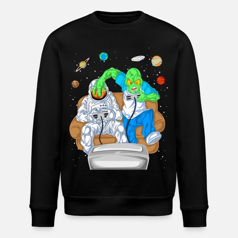 T-shirt de jeu Alien Astronaut - Sweat bio ROLLER Stanley/Stella Unisexe - noir