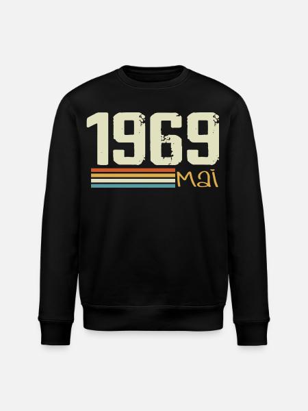 Mai 1969 - Sweat bio ROLLER Stanley/Stella Unisexe - noir