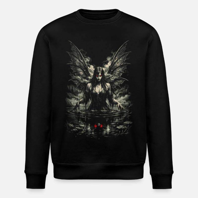 Fairycore Fairy Gothic - Stanley/Stella ROLLER Unisex Organic Sweatshirt - black