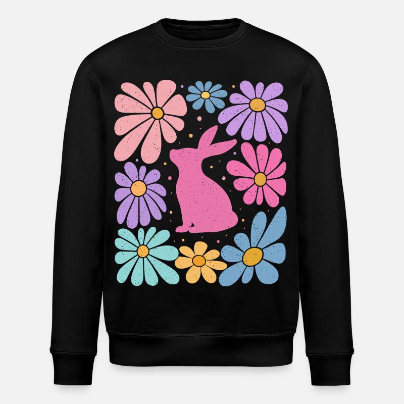 Easter - Stanley/Stella ROLLER Unisex Organic Sweatshirt - black