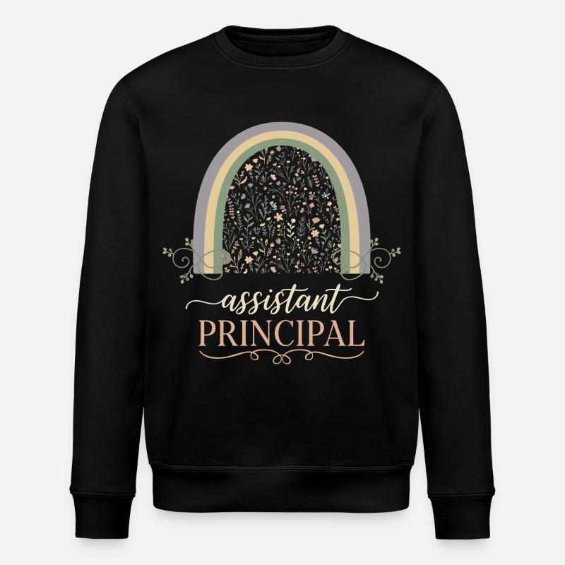 Konrektor Assistant Principal Regenbogen - Stanley/Stella Unisex Bio-Sweatshirt ROLLER - Schwarz