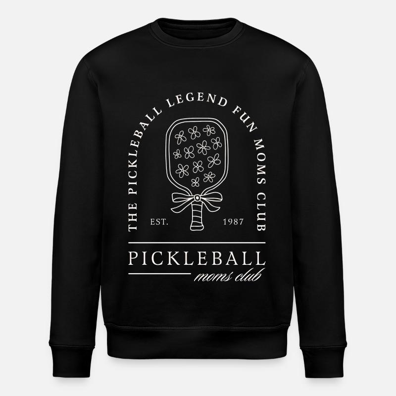 Pickleball-Mama lustige Mutter - Stanley/Stella Unisex Bio-Sweatshirt ROLLER - Schwarz