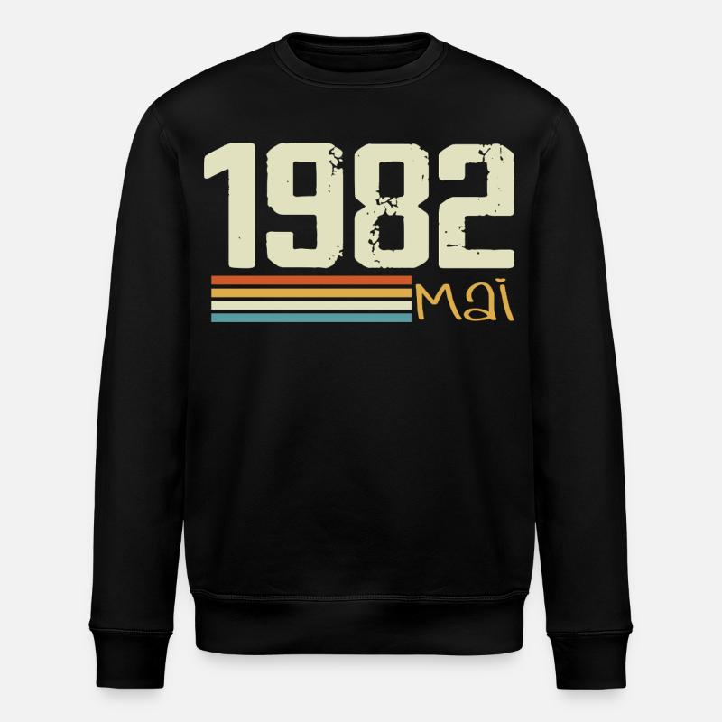 Mai 1982 - Stanley/Stella Unisex Bio-Sweatshirt ROLLER - Schwarz