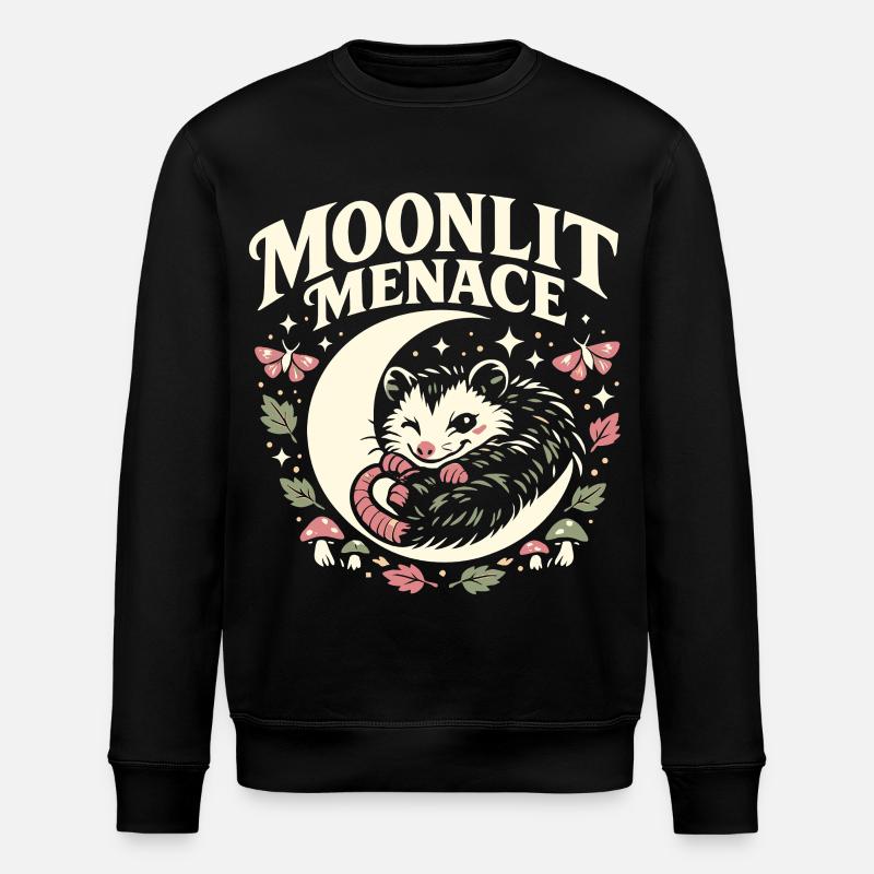 Moonlit Menace - Stanley/Stella Unisex Bio-Sweatshirt ROLLER - Schwarz