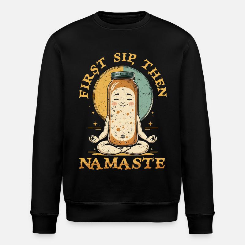 Kombucha - Stanley/Stella Unisex Bio-Sweatshirt ROLLER - Schwarz