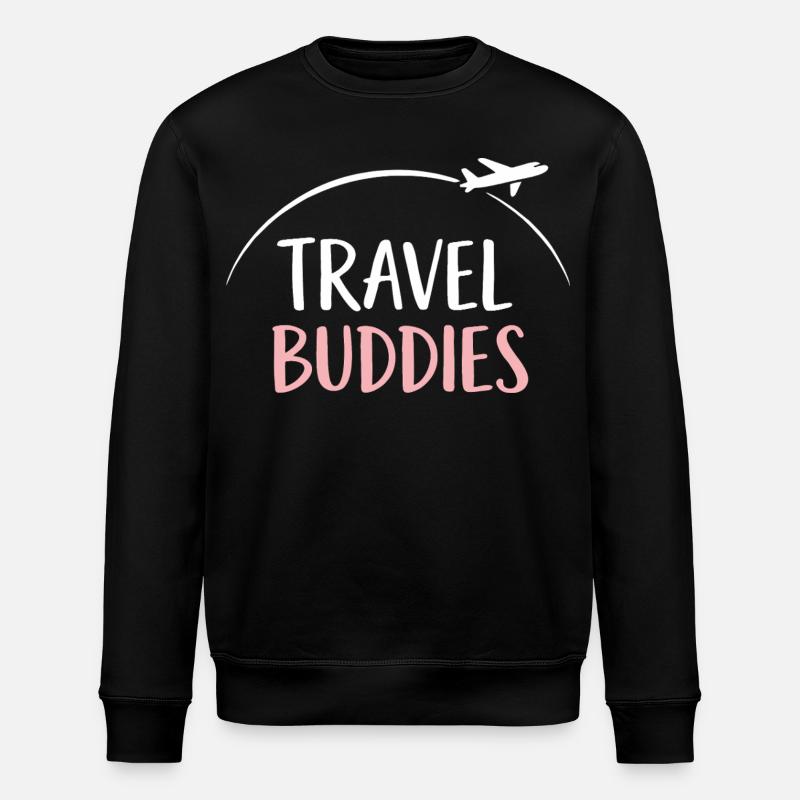 Reisegefährten  - Stanley/Stella Unisex Bio-Sweatshirt ROLLER - Schwarz