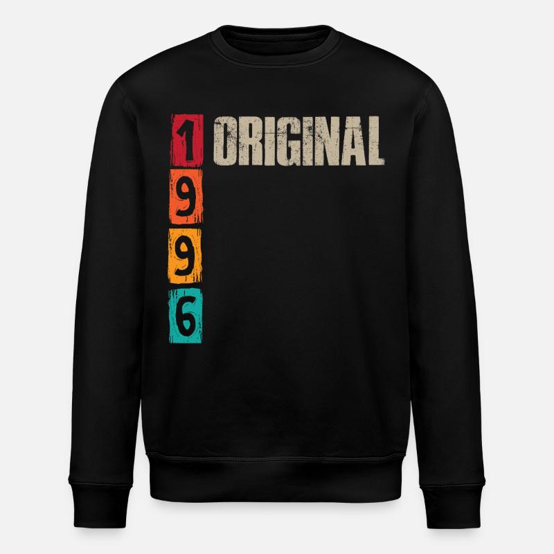 Millésime 1996 - Sweat bio ROLLER Stanley/Stella Unisexe - noir