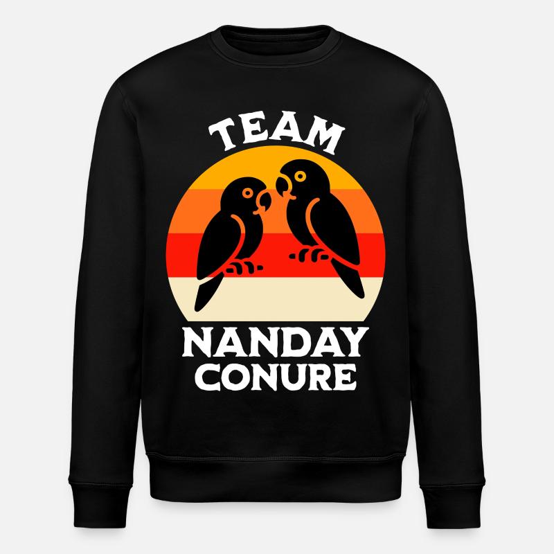 Team Nandaysittich - Stanley/Stella Unisex Bio-Sweatshirt ROLLER - Schwarz