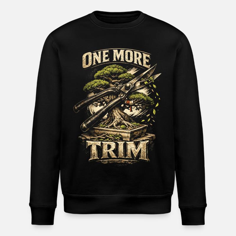 Bonsaibaum One More Trim - Stanley/Stella Unisex Bio-Sweatshirt ROLLER - Schwarz