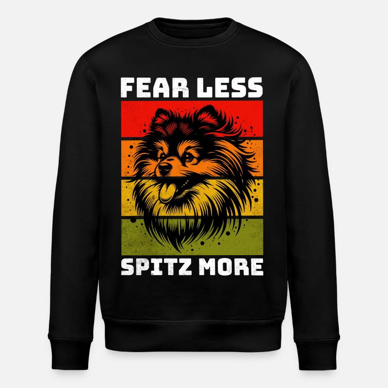 Spitz allemand Spitz Spitz nain - Sweat bio ROLLER Stanley/Stella Unisexe - noir