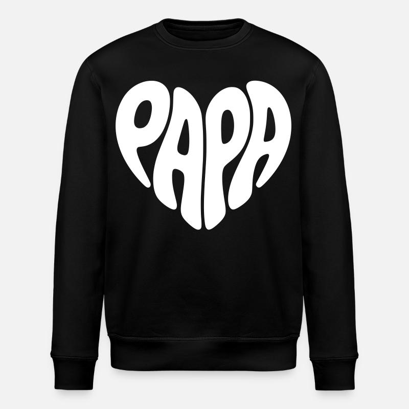 Papa - Stanley/Stella Unisex Bio-Sweatshirt ROLLER - Schwarz