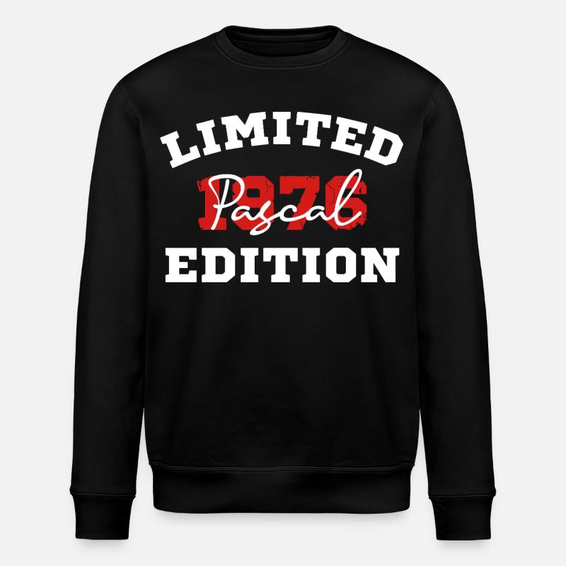 Limited Edition Pascal 1976 - Stanley/Stella ROLLER Unisex Organic Sweatshirt - black