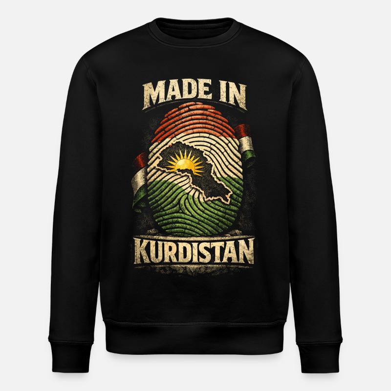 Fabriqué au Kurdistan, kurde, kurde - Sweat bio ROLLER Stanley/Stella Unisexe - noir