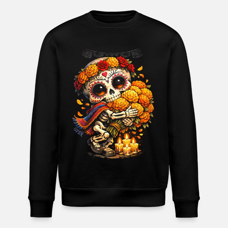 Día de los Muertos - Sweat bio ROLLER Stanley/Stella Unisexe - noir